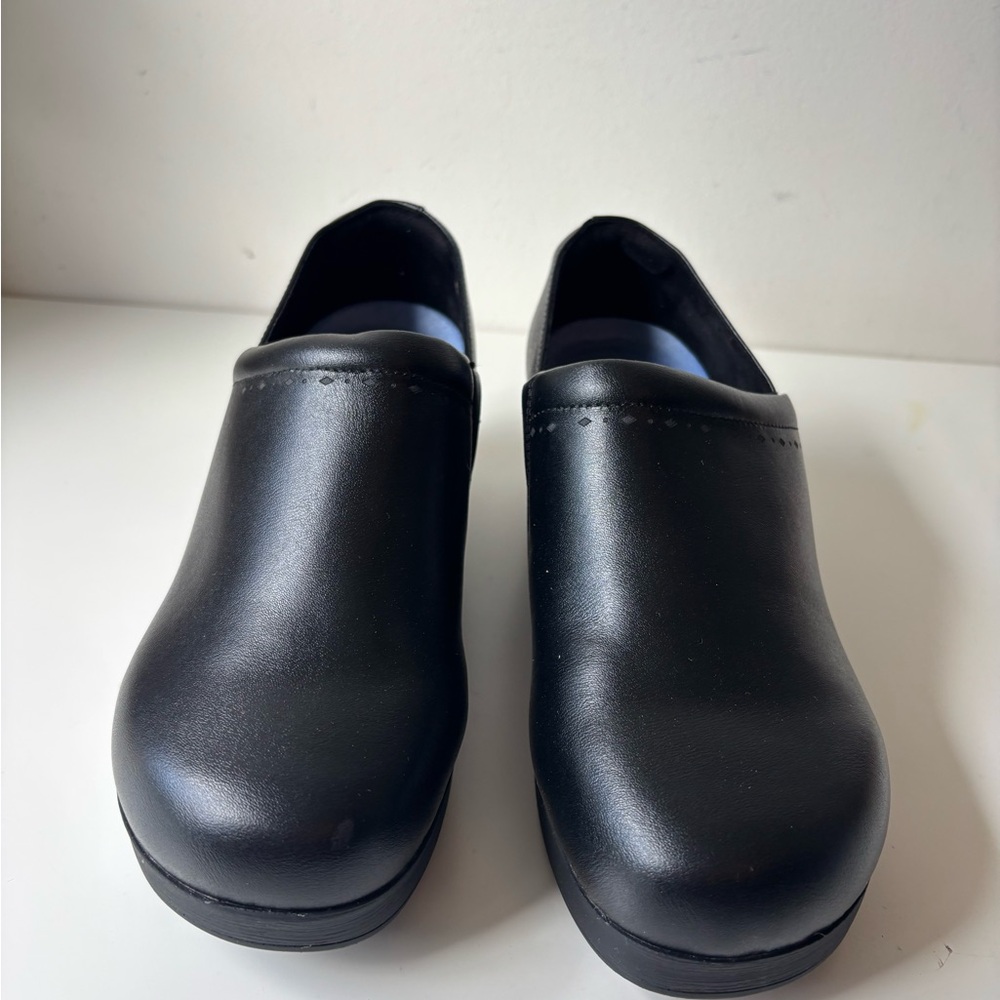 Black Slip-On Clogs